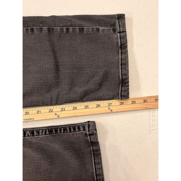 Y2K Men's True Religion Devin‎ Straight Leg Loose Fit Denim Jeans 33 X 28.75 Blk - Picture 9 of 11